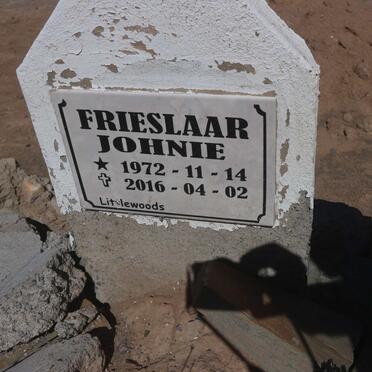 FRIESLAAR Johnie 1972-2016