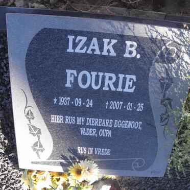 FOURIE Izak B. 1937-2007