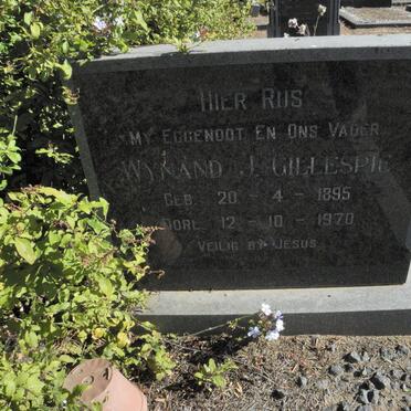 GILLESPIE Wynand J. 1895-1970