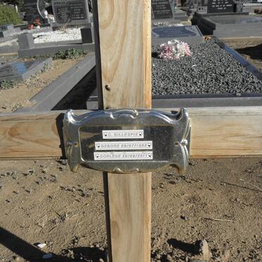 GILLESPIE C. 1962-2011 