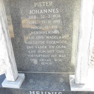 HEUNIS Pieter Johannes 1936-1995