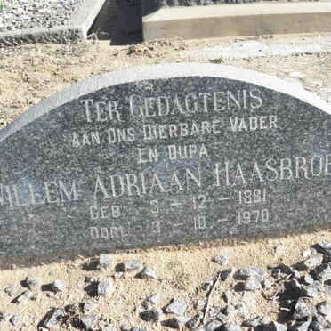 HAASBROEK Willem Adriaan 1881-1970