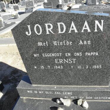 JORDAAN Ernst 1943-1985