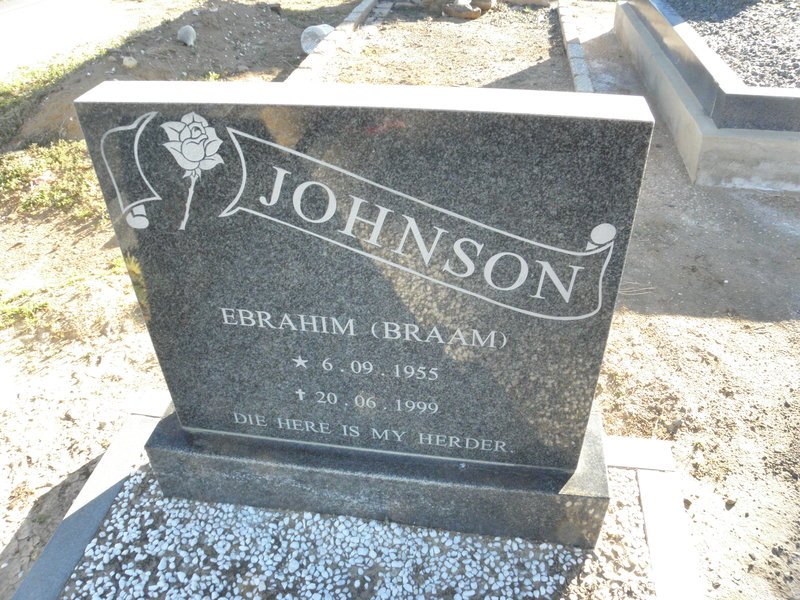 JOHNSON Ebrahim 1955-1999