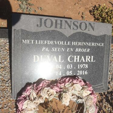 JOHNSON Duval Charl 1978-2016