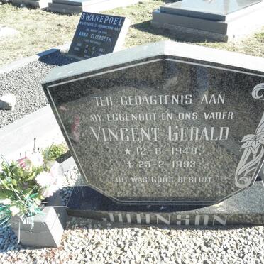 JOHNSON Vincent Gerald 1948-1993