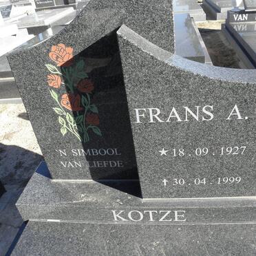 KOTZE Frans A.G. 1927-1999