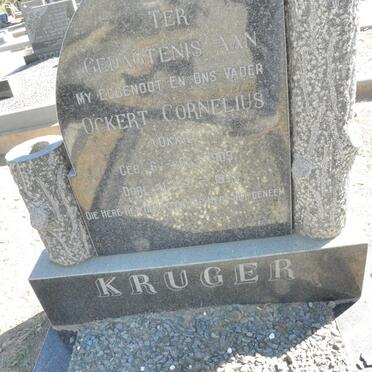 KRUGER Ockert Corenlius 1909-1973