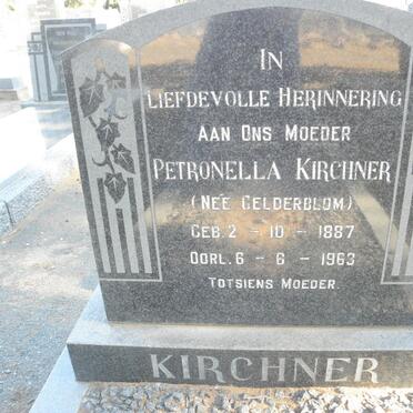 KIRCHNER Petronella nee GELDERBLOM 1887-1963