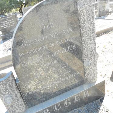KRUGER Ockert Corenlius 1909-1973 