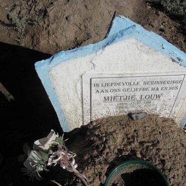 LOUW Mietjie 1968-2011