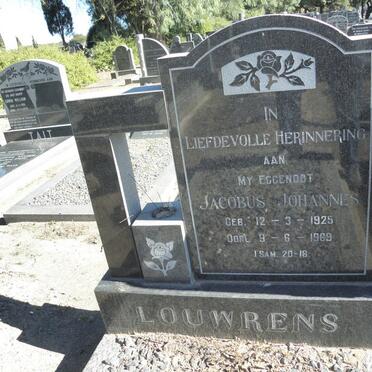 LOUWRENS Jacobus Johannes 1925-1969