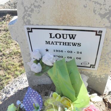 LOUW Matthews 1956-2003