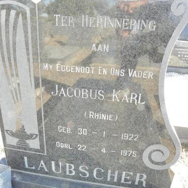 LAUBSCHER Jacobus Karl 1922-1975