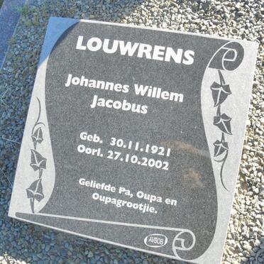LOUWRENS Johannes Willem Jacobus 1921-2002