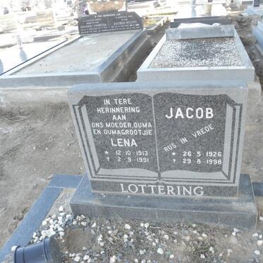 LOTTERING Jacob 1926-1998 &amp; Lena 1913-1991