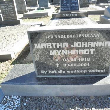 MYNHARDT Martha Johanna 1918-2001