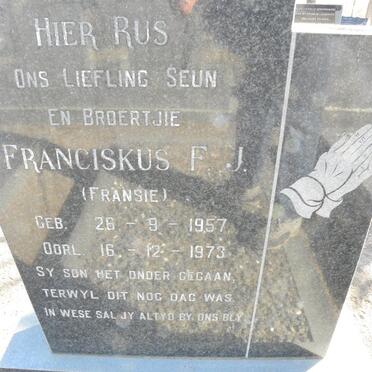 MULLER Franciskus F.J. 1957-1973