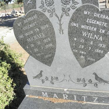 MARITZ Michael 1928-1998 &amp; Wilna 1931-1988