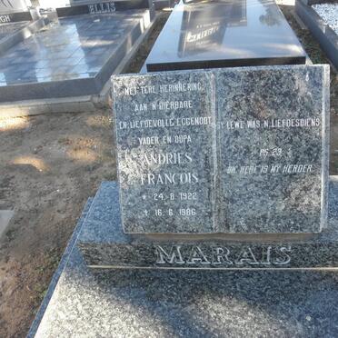 MARAIS Andries Francois 1922-1986
