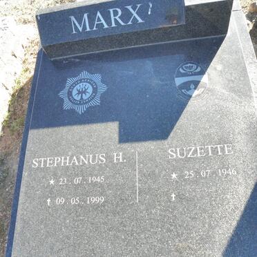 MARX Stephanus H. 1945-1999 &amp; Suzette 1946-
