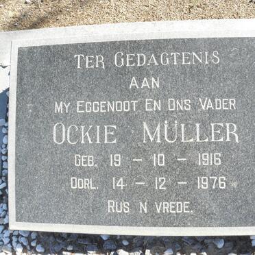 MULLER Ockie 1916-1976
