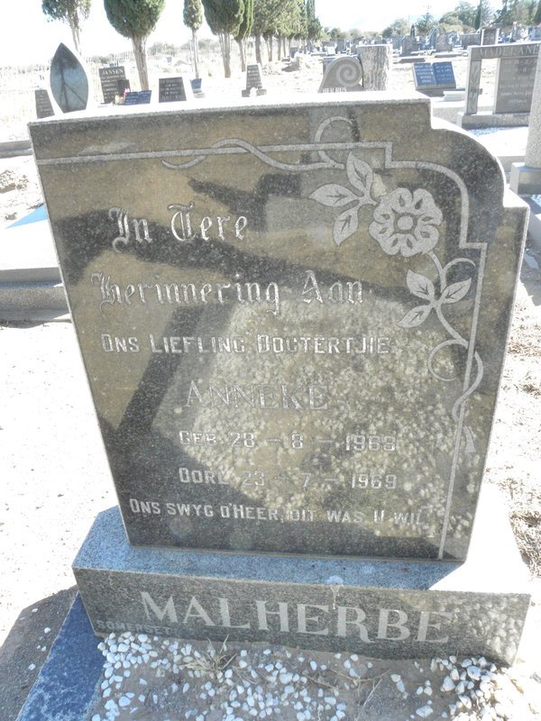 MALHERBE Anneke 1968-1969