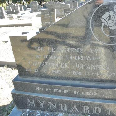 MYNHARDT Christoffel Johannes 1903-1973