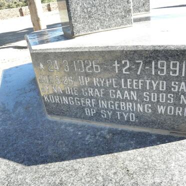 MARAIS Ockert 1926-1991