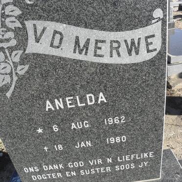 MERWE Anelda, v.d. 1962-1980