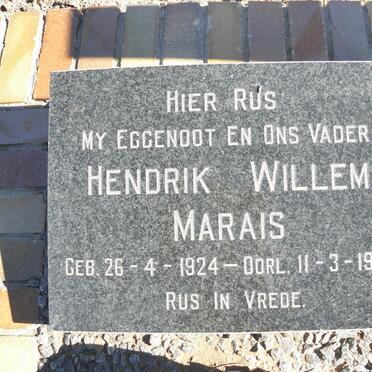 MARAIS Hendrik Willem 1924-1969