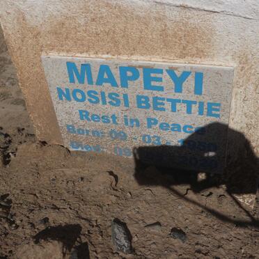 MAPEYI Nosisi Bettie 1950-2020