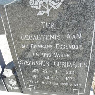 MALAN Stephanus Gerhardus 1903-1972