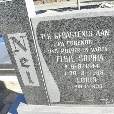 NEL Louis 1939- &amp; Elsie Sophia 1944-1989
