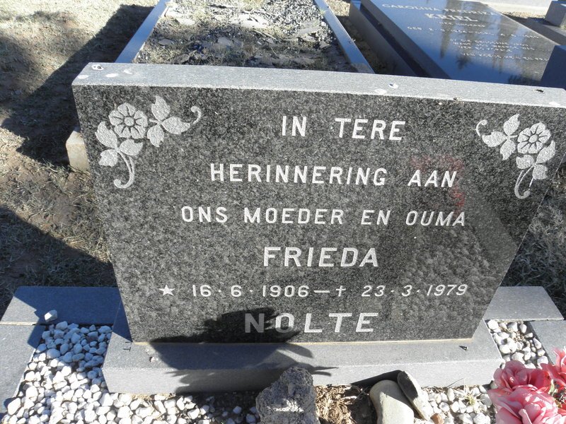 NOLTE Frieda 1906-1979