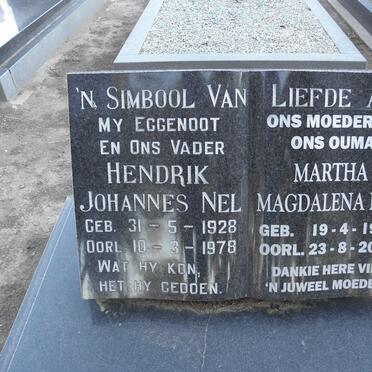 NEL Hendrik Johannes 1928-1978 &amp; Martha Magdalena 1939-2002