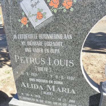 NOLTE Petrus Louis 1921-1997 &amp; Alida Maria 1915-2004