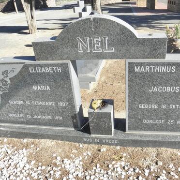 NEL Marthinus Jacobus 1910-1991 &amp; Elizabeth Maria 1907-1991