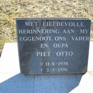 OTTO Piet 1938-1996