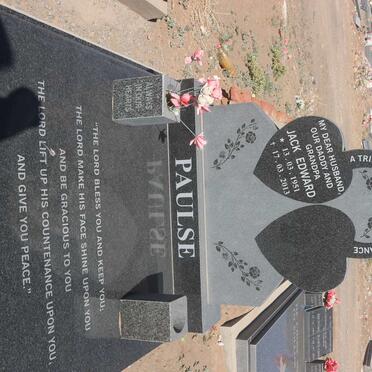 PAULSE Jack Edward 1951-2013