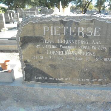 PIETERSE Cornelis Lourens 1918-1973