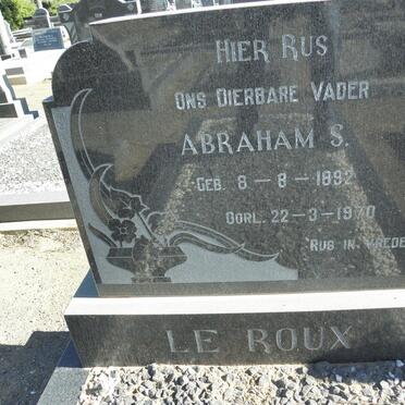ROUX Abraham S., Le 1892-1970