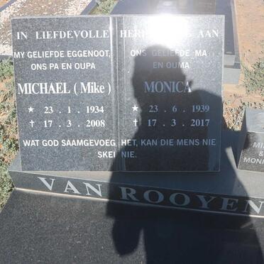 ROOYEN Michael, van 1934-2008 &amp; Monica 1939-2017