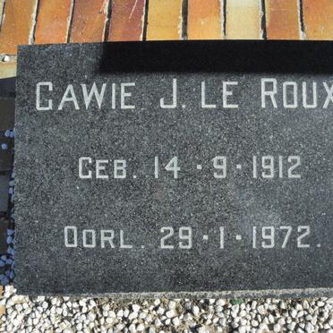 ROUX Gawie J., Le 1912-1972