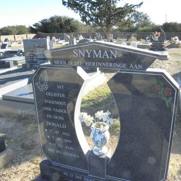 SNYMAN Donald 1942-1999