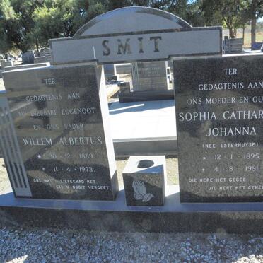 SMIT Willem Albertus 1889-1973 &amp; Sophia Catharina Johanna ESTERHUYSE 1895-1981