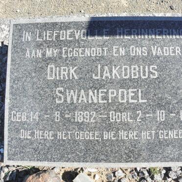 SWANEPOEL Dirk Jakobus 1892-1970