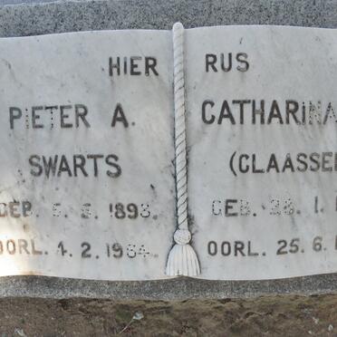 SWARTS Pieter A. 1898-1964 &amp; Catharina M. CLAASSEN 1901-1966