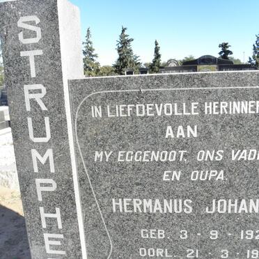 STRUMPHER Hermanus Johannes 1922-1982