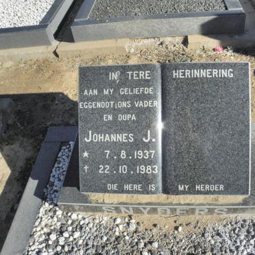 SNYDERS Johannes J. 1937-1983